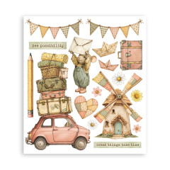 Stamperia - Rub-on Assortment - Cozy Family