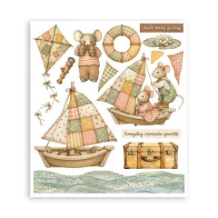 Stamperia - Rub-on Assortment - Cozy Family