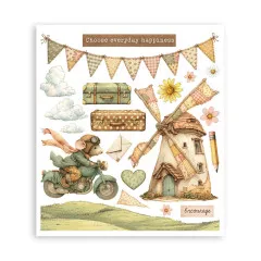 Stamperia - Rub-on Assortment - Cozy Family