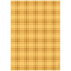 Stamperia Rice Paper - Whispering Woods - Tartan Pattern