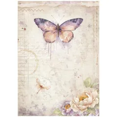 Stamperia Rice Paper - Quiet Days - Butterfly