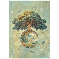 Stamperia Rice Paper - A New Beginning - The World Tree