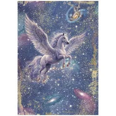Stamperia Rice Paper - Cosmos - Pegasus by Cristina Radovan