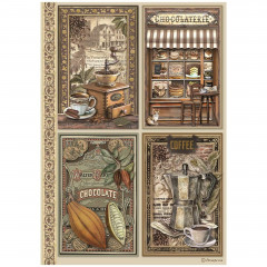 Coffee and Chocolate - A4 Rice Paper Selection