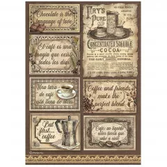 Coffee and Chocolate - A4 Rice Paper Selection