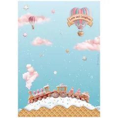 Candy Christmas - A4 Rice Paper Selection