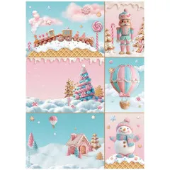 Candy Christmas - A4 Rice Paper Selection