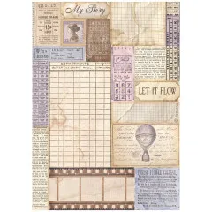 Quiet Days - A4 Rice Paper Selection