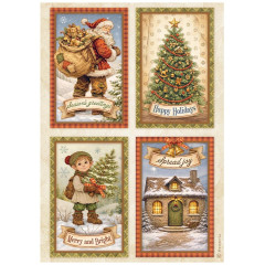 Silent Night - A4 Rice Paper Selection