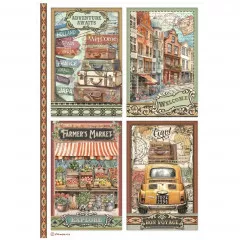 Art of Travelling - A4 Rice Paper Selection