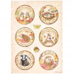 Woodland - A4 Rice Paper Selection