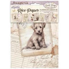 Stamperia A6 Mini Rice Paper - Quiet Days
