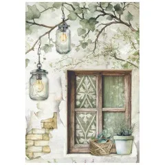 Stamperia A6 Mini Rice Paper - Herbarium Silvae