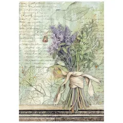 Stamperia A6 Mini Rice Paper - Herbarium Silvae