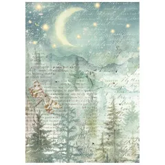 Stamperia A6 Mini Rice Paper - Herbarium Silvae