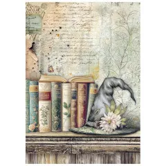 Stamperia A6 Mini Rice Paper - Herbarium Silvae