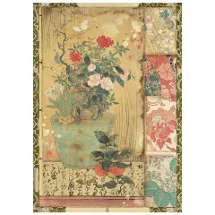 Stamperia A6 Mini Rice Paper - Oriental Garden