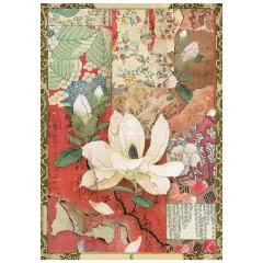 Stamperia A6 Mini Rice Paper - Oriental Garden