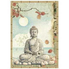 Stamperia A6 Mini Rice Paper - Oriental Garden