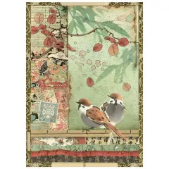 Stamperia A6 Mini Rice Paper - Oriental Garden