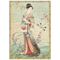 Stamperia A6 Mini Rice Paper - Oriental Garden
