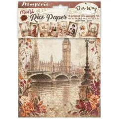 Stamperia A6 Mini Rice Paper - Our Way