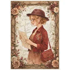 Stamperia A6 Mini Rice Paper - Our Way