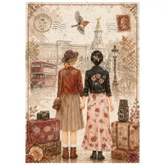 Stamperia A6 Mini Rice Paper - Our Way