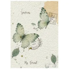Stamperia A6 Mini Rice Paper - Flowers and Poems