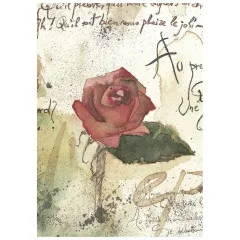 Stamperia A6 Mini Rice Paper - Flowers and Poems
