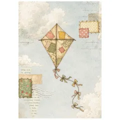 Stamperia A6 Mini Rice Paper - Cozy Family