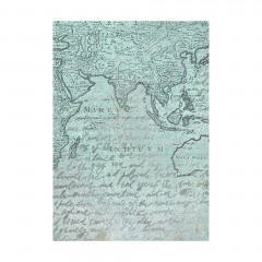 Stamperia A6 Rice Paper - Around the World - Backgrounds