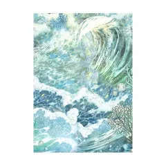 Stamperia A6 Rice Paper - Songs of the Sea - Backgrounds