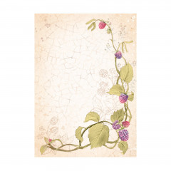 Stamperia A6 Rice Paper - Woodland - Backgrounds