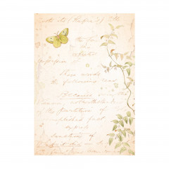 Stamperia A6 Rice Paper - Woodland - Backgrounds