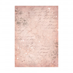 Stamperia A6 Rice Paper - Romance Forever - Backgrounds