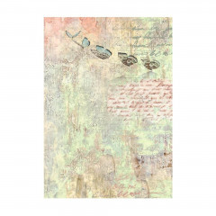 Stamperia A6 Rice Paper - Wonderland - Backgrounds