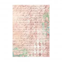 Stamperia A6 Rice Paper - Wonderland - Backgrounds