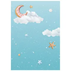 Stamperia A6 Rice Paper - Candy Christmas - Backgrounds