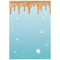 Stamperia A6 Rice Paper - Candy Christmas - Backgrounds