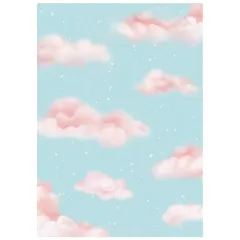 Stamperia A6 Rice Paper - Candy Christmas - Backgrounds