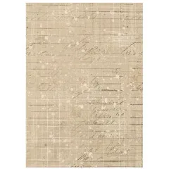 Stamperia A6 Rice Paper - Furry Friends - Backgrounds