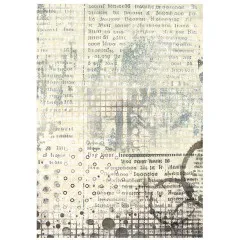 Stamperia A6 Rice Paper - Furry Friends - Backgrounds