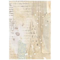 Stamperia A6 Rice Paper - Secret Diary - Backgrounds