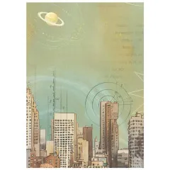 Stamperia A6 Rice Paper - A New Beginning - Backgrounds