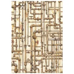 Stamperia A6 Rice Paper - A New Beginning - Backgrounds