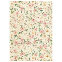Stamperia A6 Rice Paper - All Around - Backgrounds