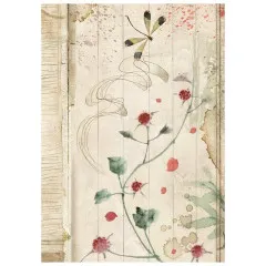Stamperia A6 Rice Paper - Oriental Garden - Backgrounds