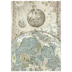 Stamperia A6 Rice Paper - Cosmos - Backgrounds by Cristina Radovan