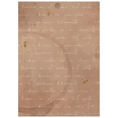 Stamperia A6 Rice Paper - Flowers and Poems - Backgrounds